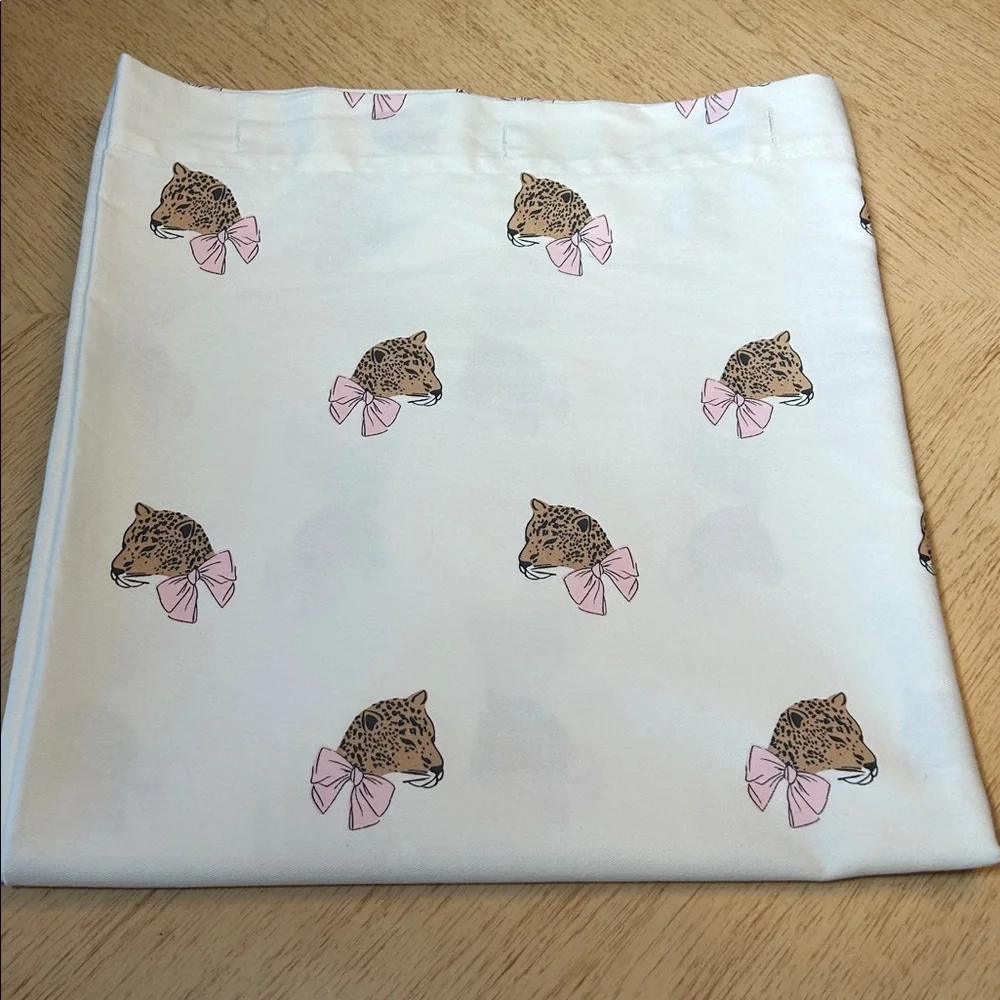 Kate Spade Leopard Head Toss Shower Curtain